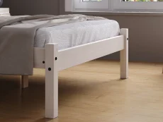 Birlea Rio 4ft Small Double Whitewash Wooden Bed Frame