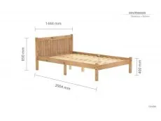 Birlea Furniture & Beds Birlea Rio 4ft6 Double Pine Wooden Bed Frame