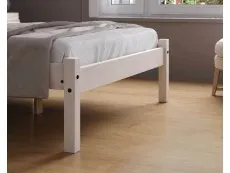 Birlea Furniture & Beds Birlea Rio 4ft6 Double Whitewash Wooden Bed Frame