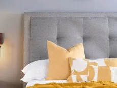 Birlea Birlea Shelby Grey Fabric 3 Drawer Storage Bed Frame