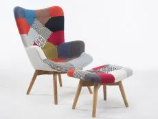 Birlea Birlea Sloane Patchwork Fabric Chair