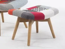 Birlea Furniture & Beds Birlea Sloane Patchwork Fabric Chair