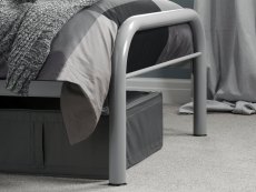 Birlea Birlea Solo 3ft Single Silver Metal Bed Frame