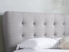 Birlea Birlea Stockholm 4ft Small Double Grey Upholstered Fabric Bed Frame
