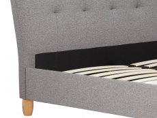 Birlea Birlea Stockholm 5ft King Size Grey Upholstered Fabric Bed Frame