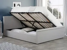 Birlea Birlea Stratus Grey Fabric Ottoman Bed Frame