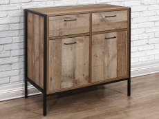 Birlea Birlea Urban Rustic 2 Door 2 Drawer Sideboard (Flat Packed)
