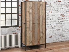 Birlea Birlea Urban Rustic 2 Door Double Wardrobe (Flat Packed)