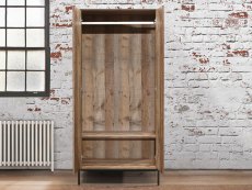 Birlea Birlea Urban Rustic 2 Door Double Wardrobe (Flat Packed)