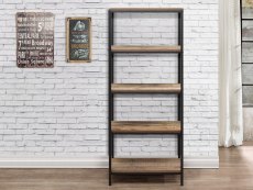 Birlea Urban Rustic 5 Tier Bookcase (Flat Packed)