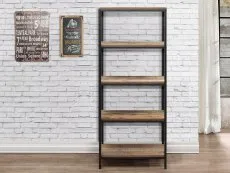 Birlea Furniture & Beds Birlea Urban Rustic 5 Tier Bookcase