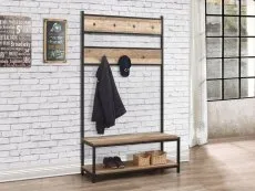 Birlea Furniture & Beds Birlea Urban Rustic Coat Rack and Bench