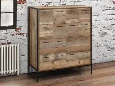 Birlea Furniture & Beds Birlea Urban Rustic Merchant 8 Drawer Chest of Drawers