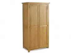 Birlea Furniture & Beds Birlea Woburn 2 Door Oak Wooden Double Wardrobe
