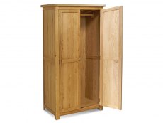 Birlea Woburn 2 Door Oak Wooden Double Wardrobe (Flat Packed)