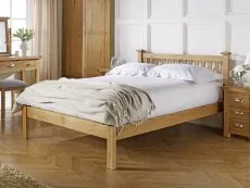 Birlea Furniture & Beds Birlea Woburn 4ft6 Double Oak Wooden Bed Frame