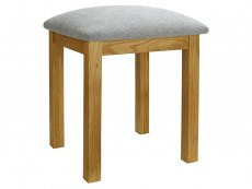 Birlea Birlea Woburn Oak Wooden Dressing Table Stool (Assembled)