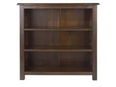 Core Boston Dark Lacquered Low Bookcase