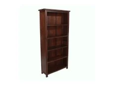 Core Core Boston Dark Antique Pine Wooden Tall Bookcase
