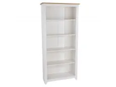 Core Products Core Capri White Tall Bookcase
