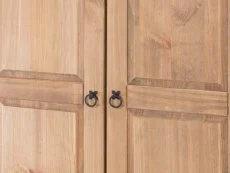 Core Core Corona 2 Door Pine Wooden Double Wardrobe