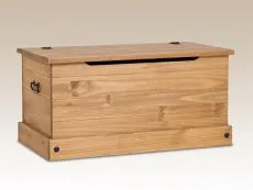 Core Core Corona Pine Wooden Blanket Box