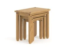 Core Core Corona Pine Wooden Nest of Tables
