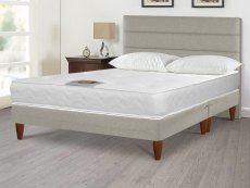 Deluxe Memory Elite Pocket 1000 4ft Small Double Mattress with Divan Base on Legs