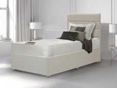 Deluxe Deluxe Super Damask Orthopaedic Extra Long 3ft Single Mattress with Divan Base