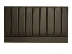 Designer Headboards Designer Pluto Espresso Faux Leather Fabric Headboard