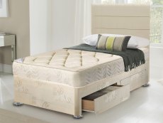 Dura Dura York Damask 3ft Single Divan Bed