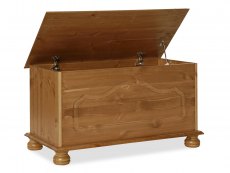 Furniture To Go Copenhagen Pine Wooden Blanket Box (Flat Packed)