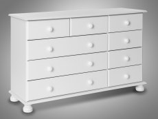 Furniture To Go Furniture To Go Copenhagen White 2+3+4 Chest of Drawers (Flat Packed)