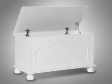 Furniture To Go Furniture To Go Copenhagen White Blanket Box