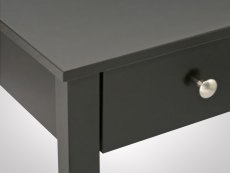 Furniture To Go Furniture To Go Florence Black 3 Drawer Dressing Table (Flat Packed)