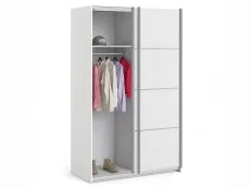 Furniture To Go Furniture To Go Verona White Sliding Door Double Wardrobe