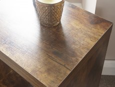GFW Jakarta Mango Wood Effect Cube Table (Flat Packed)