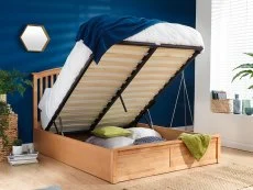 GFW GFW Madrid Oak Wooden Ottoman Bed Frame