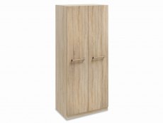 Harmony Harmony Hampton Oak 2 Door Tall Double Wardrobe (Flat Packed)