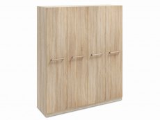 Harmony Harmony Hampton Oak 4 Door Large Wardrobe (Flat Packed)