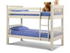 Julian Bowen Julian Bowen Barcelona 3ft Ivory Wooden Bunk Bed Frame