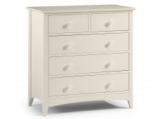 Julian Bowen Julian Bowen Cameo 3+2 Ivory Wooden Chest of Drawers (Flat Packed)