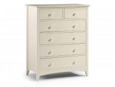 Julian Bowen Julian Bowen Cameo 4+2 Ivory Wooden Chest of Drawers (Flat Packed)