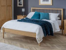 Julian Bowen Cotswold 5ft King Size Oak Wooden Bed Frame