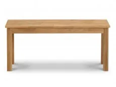 Julian Bowen Coxmoor American White Oak Wooden Dining Bench