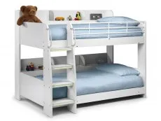 Julian Bowen Julian Bowen Domino White Wooden Bunk Bed Frame