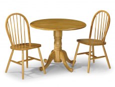 Julian Bowen Julian Bowen Dundee 90cm Drop Leaf Dining Table (Flat Packed)