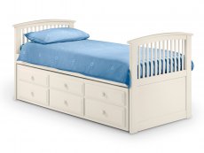 Julian Bowen Julian Bowen Hornblower Ivory Wooden Guest Bed Frame