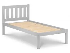 Julian Bowen Luna 3ft Single Dove Grey Wooden Bed Frame