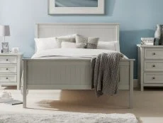 Julian Bowen Julian Bowen Maine Dove Grey Wooden Bed Frame